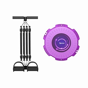 spike pro tummy trimmer 1 set four-tube pull rope elastic sit up rope abdomen leg exerciser sit up home exercise