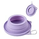 Spill Proof Dog Water Bowl for Car Road Trip, Collapsible Pet Travel Bowl