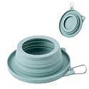 Spill Proof Dog Water Bowl for Car Road Trip, Collapsible Pet Travel Bowl