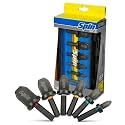 SPIN S6000 6-Piece Drill Bit Swaging Tool Set 1/4, 3/8, 1/2, 5/8, 3/4, 7/8-Inch