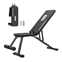 Spine Lock Adjustable Weight Bench for Home Gym