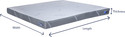 Spinecure Orthopedic Memory Foam Mattress 6 inch King High Resilience (HR) Foam Mattress (L x W: 72 inch x 72 inch)