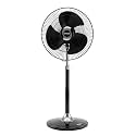 SPINKS -1215 COPPER High Speed 2400 RPM Mark-1 (16 Inches) 400 MM Bullet Fan/Pedestal Fan/Farrata Fan With Adjustable Height with X-Flow Technology come with 5 Year Manufactured Warranty (BLACK)