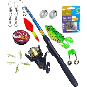 spinning rod - lightweight sensitive fishing rod tournament quality spinning fishing rod  fishing set 2 by 2 chain set