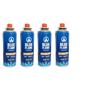 spinxx portable butane liquefied gas can resealable easy to use perfect suitable to refill lighter welding fuel gas flame torch canister 4 pcs