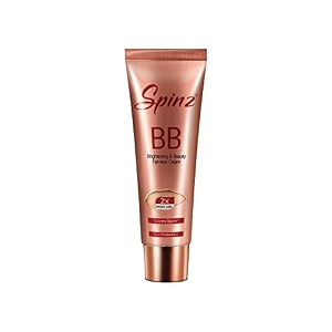spinz bb brightening and beauty fairness cream for women  covers spots and blemishes  sun protection  gives 2x instant and natural glow 29 gm - pack of 2