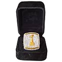 Spire Designs Fantasy Football Championship Ring - FFL Ring with Display Box
