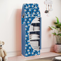 SPIRITED Baby 6 Shelve Unbreakable Material Carbon Steel Collapsible Wardrobe (Finish Color - Before Christmas Cover Print, DIY(Do-It-Yourself))