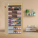 SPIRITED PP Collapsible Wardrobe (Finish Color - A8 Beige, DIY(Do-It-Yourself))