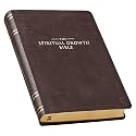 The Spiritual Growth Bible, Study Bible, NLT - New Living Translation Holy Bible, Faux Leather, Walnut Brown (NLT Spiritual Growth Editions)