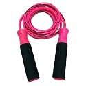 SPIROJumping/Skipping Rope with Comfortable Plastic Foam Handle with Bearing for Weight REDUCING/Warm-UP/Gym/Sports & Fitness (Color-Pink)