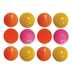 spiro soft cricket balls practice training for all age group recommended for indooroutdoor street amp beach cricket pack of twelve multicolor