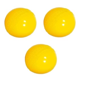 spiro soft cricket balls practice training for all age group recommended for indooroutdoor street amp beach cricket pack of three yellow