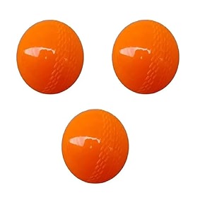 spiro soft cricket balls practice training for all age group recommended for indooroutdoor street amp beach cricket pack of three orange