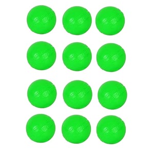 spiro soft cricket balls practice training for all age group recommended for indooroutdoor street amp beach cricket pack of twelve green