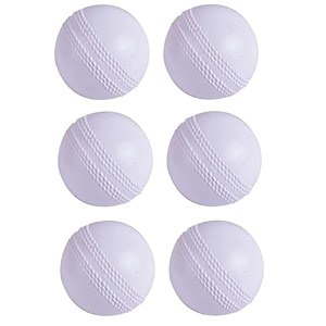spiro soft cricket balls practice training for all age group recommended for indooroutdoor street amp beach cricket pack of six white