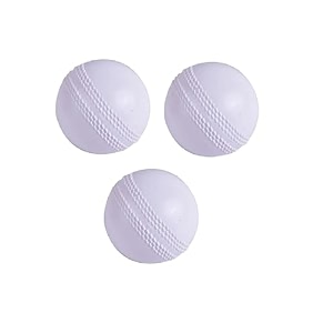 spiro soft cricket balls practice training for all age group recommended for indooroutdoor street amp beach cricket pack of three white