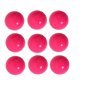 spiro soft cricket balls practice training for all age group recommended for indooroutdoor street amp beach cricket pack of nine pink