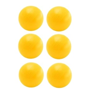 spiro soft cricket balls practice training for all age group recommended for indooroutdoor street amp beach cricket pack of six yellow