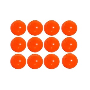 spiro soft cricket balls practice training for all age group recommended for indooroutdoor street amp beach cricket pack of 12 orange