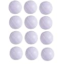 SPIRO Soft Cricket Balls Practice, Training for All Age Group, Recommended for Indoor/Outdoor Street &amp; Beach Cricket (Pack of Twelve) (White)