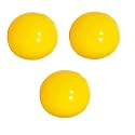 SPIRO Soft Cricket Balls Practice, Training for All Age Group, Recommended for Indoor/Outdoor Street &amp; Beach Cricket (Pack of Three) (Yellow)