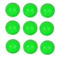 SPIRO Soft Cricket Balls Practice, Training for All Age Group, Recommended for Indoor/Outdoor Street &amp; Beach Cricket (Pack of Nine) (Green)