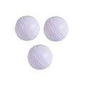 SPIRO Soft Cricket Balls Practice, Training for All Age Group, Recommended for Indoor/Outdoor Street &amp; Beach Cricket (Pack of Three) (White)