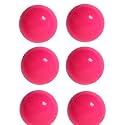 SPIRO Soft Cricket Balls Practice, Training for All Age Group, Recommended for Indoor/Outdoor Street &amp; Beach Cricket (Pack of Six) (Pink)