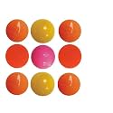 SPIRO Soft Cricket Balls Practice, Training for All Age Group, Recommended for Indoor/Outdoor Street &amp; Beach Cricket (Pack of Nine) (Multicolor)
