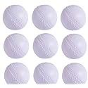 SPIRO Soft Cricket Balls Practice, Training for All Age Group, Recommended for Indoor/Outdoor Street &amp; Beach Cricket (Pack of Nine) (White)