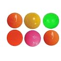 SPIRO Soft Cricket Balls Practice, Training for All Age Group, Recommended for Indoor/Outdoor Street &amp; Beach Cricket (Pack of Six) (Multicolor)