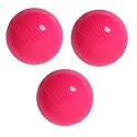 SPIRO Soft Cricket Balls Practice, Training for All Age Group, Recommended for Indoor/Outdoor Street &amp; Beach Cricket (Pack of Three) (Pink)