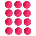 SPIRO Soft Cricket Balls Practice, Training for All Age Group, Recommended for Indoor/Outdoor Street &amp; Beach Cricket (Pack of Twelve) (Pink)