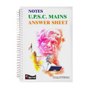 SPIRREL UPSC SPIRAL Mains Answer Writing Civil exam Booklet 70gsm A4 Notebook TRANSPARENT COVER 200 Pages