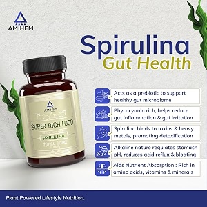Spirulina Capsules 1000mg Per Serving Supports