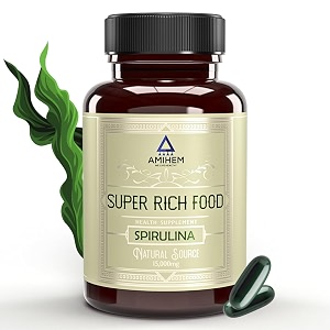 Spirulina Capsules 1000mg Per Serving Supports