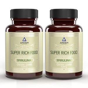 Spirulina Capsules 1000mg Per Serving Supports