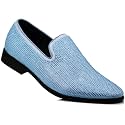 SPK26 Men's Vintage Velvet Rhinestone Designer Dress Loafers Slip On Shoes Classic Tuxedo Dress Shoes