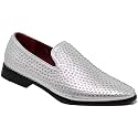 SPK26 Men's Vintage Velvet Rhinestone Designer Dress Loafers Slip On Shoes Classic Tuxedo Dress Shoes