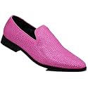 SPK26 Men's Vintage Velvet Rhinestone Designer Dress Loafers Slip On Shoes Classic Tuxedo Dress Shoes