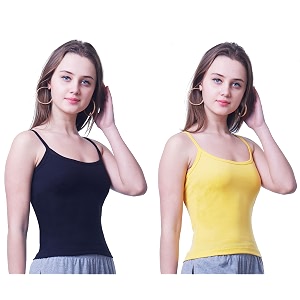 Splash Womens Camisole SlipFine Cotton Rich Spaghetti