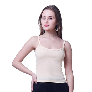 Splash Womens Camisole SlipFine Cotton Rich Spaghetti