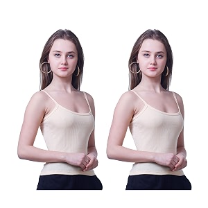 Splash Womens Camisole SlipFine Cotton Rich Spaghetti