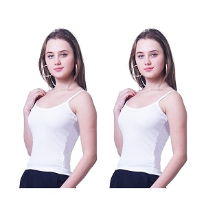 Splash Womens Camisole SlipFine Cotton Rich Spaghetti