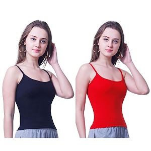 Splash Womens Camisole SlipFine Cotton Rich Spaghetti