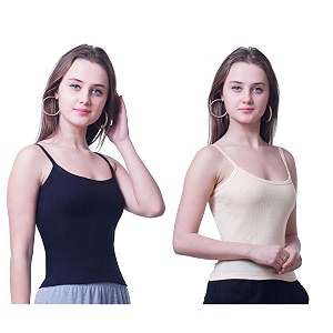Splash Womens Camisole SlipFine Cotton Rich Spaghetti