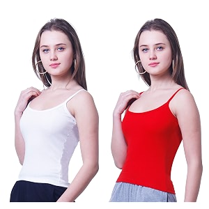 Splash Womens Camisole SlipFine Cotton Rich Spaghetti
