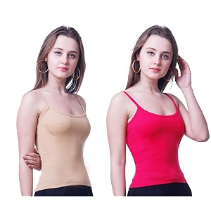 Splash Womens Camisole SlipFine Cotton Rich Spaghetti