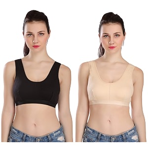 splash Womens Cotton Non-Padded Wire Free Sports